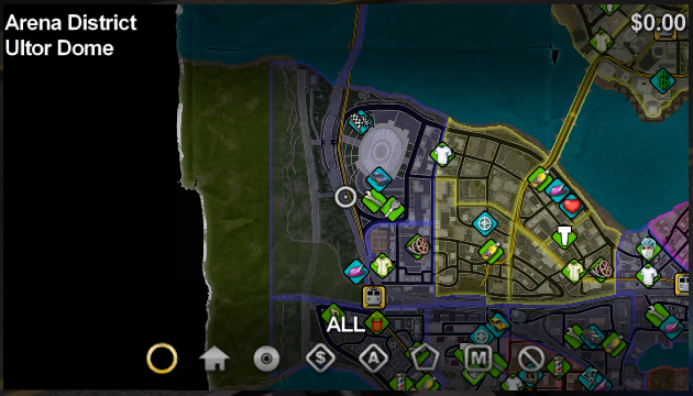 saints row 2 map activity locations