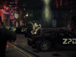 Hack the Planet - Police morphing into Zin