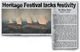 Newspaper rn11 One Man's Junk...