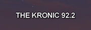 The Kronic 92.2 onscreen text
