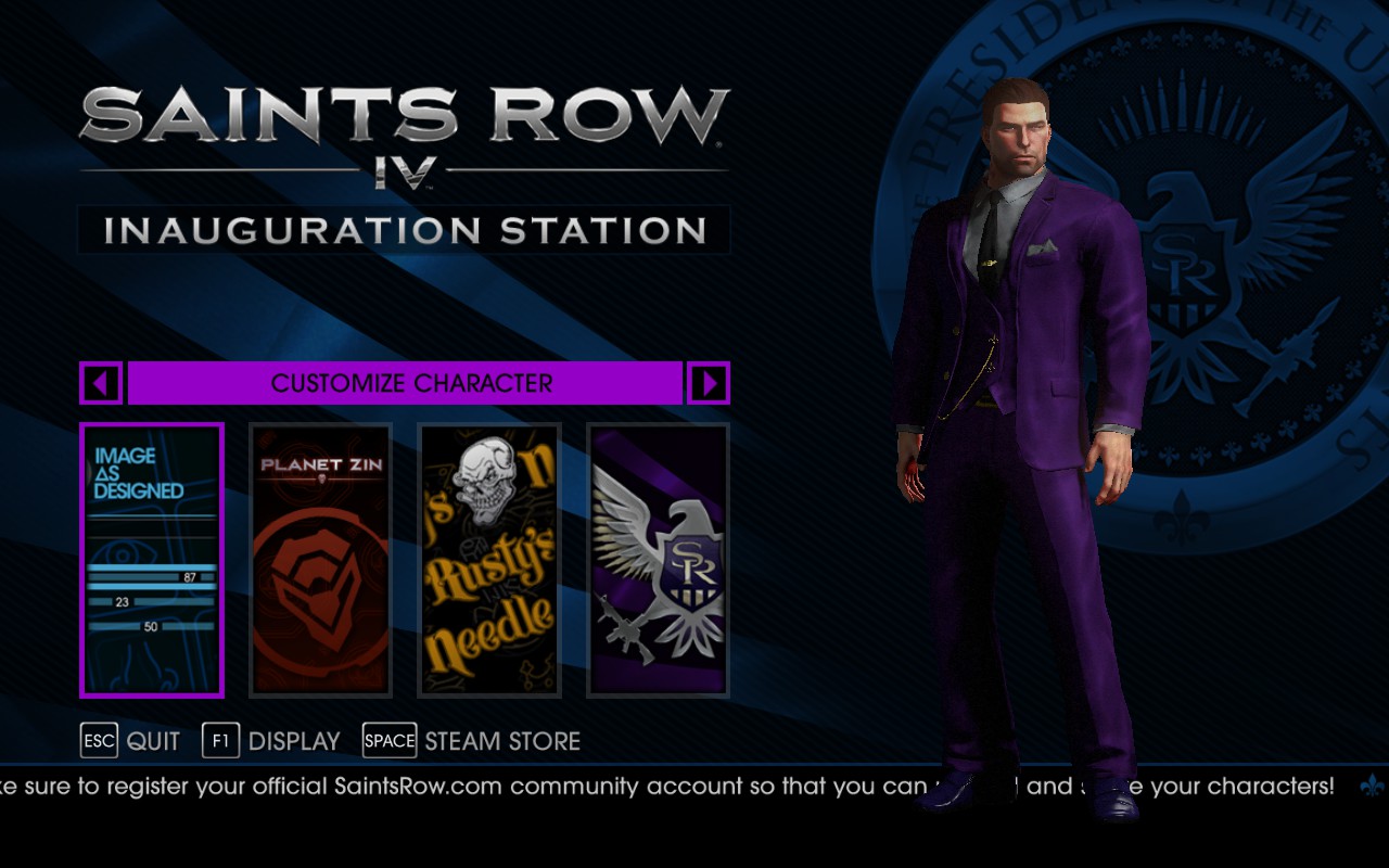 saints row 2 map clothing stores