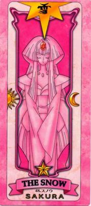 Nieve cartas sakura
