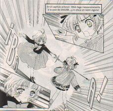 Rika atacando a Sakura (CCSM)