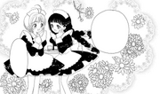 Sakura y tomoyo con el traje de camarera