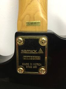 Samick Bass Guitar Serial Numbers