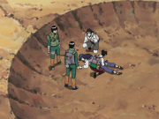 Equipo Gai encuentra a Hinata