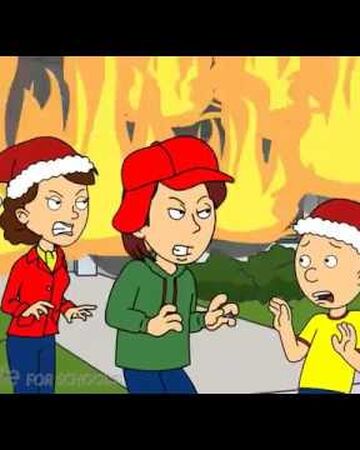 Classic Caillou Gets Grounded On Christmas