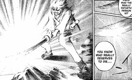 Sasuke talks with Shibien