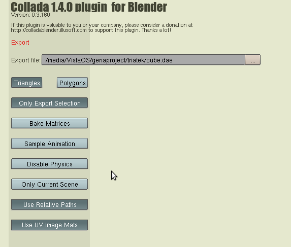 Blender export3