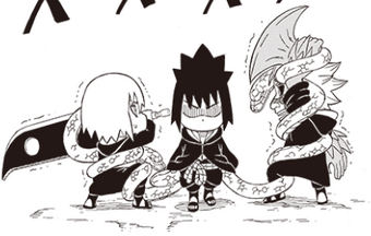 Binding Snake Glare Spell Sasuke Uchihas Sharingan Legend