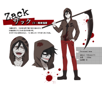 Isaac Zack Foster Satsuriku No Tenshi Wiki Fandom - jogando robloxthe return of jeff the killer survival ep1