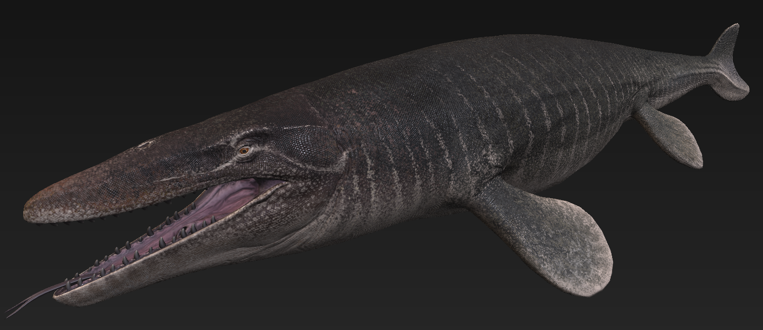 mosasaurus t rex
