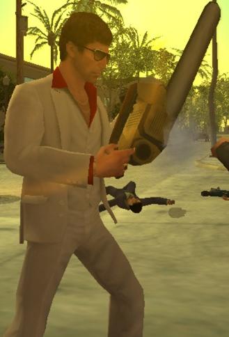 chainsaw scarface weapons screenshot