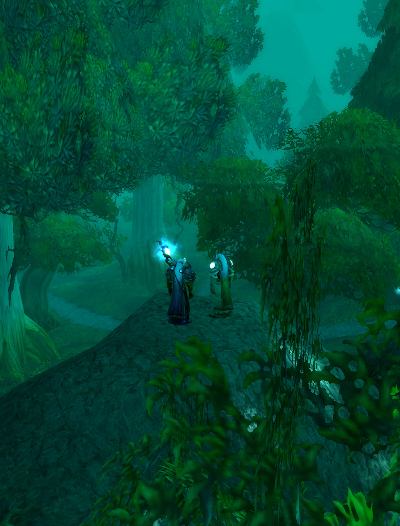 Elders in moonglade