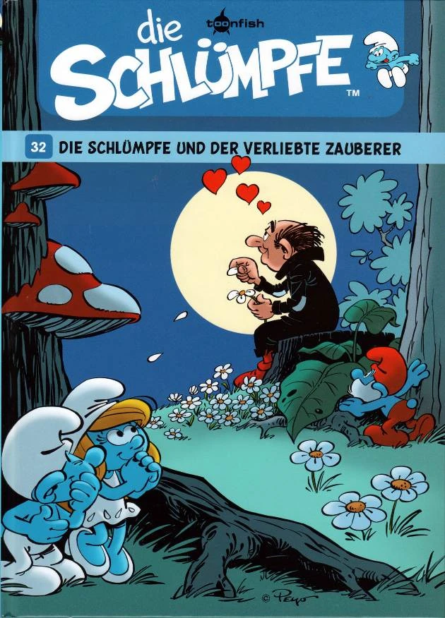 Bild 32 Die Schl mpfe Und Der Verliebte Zauberer Front jpg Schlumpf 