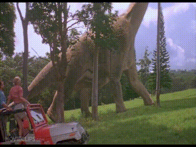 t rex and brachiosaurus