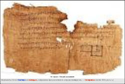 Oxyrhynchus papyrus with Euclid's Elements