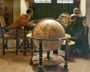 Tito Lessi - Galileo and Viviani