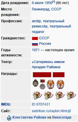 Райкин, Константин Аркадьевич