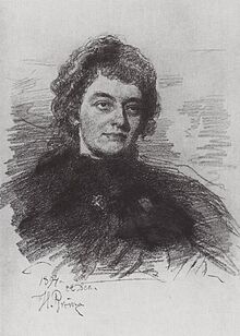 Gippius by Repin