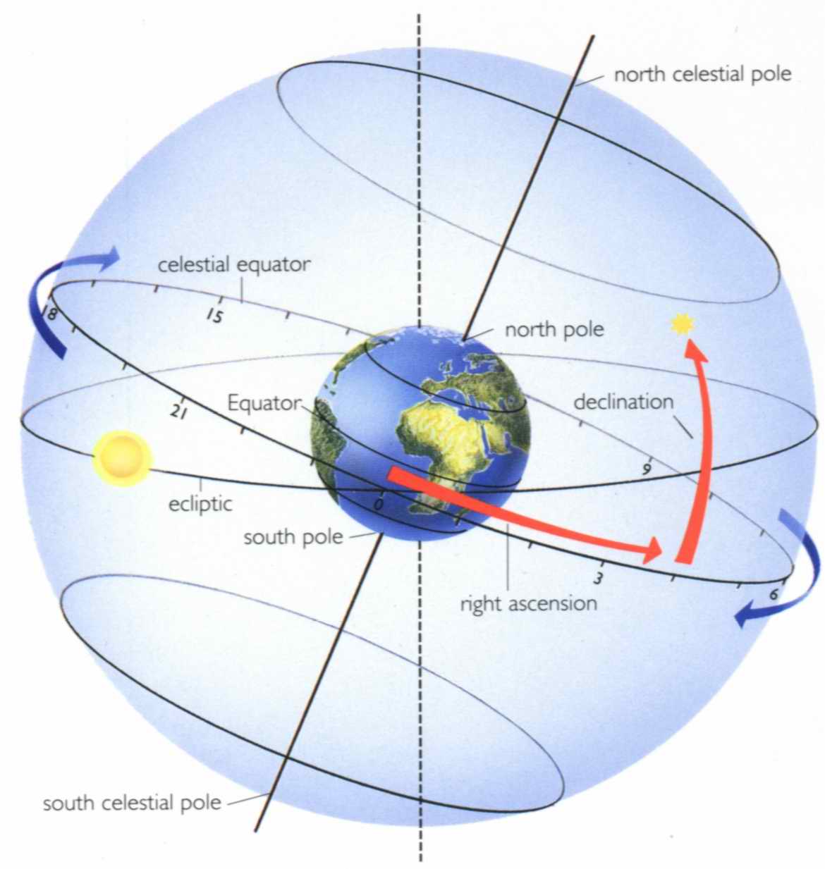 Parts Of The Celestial Sphere