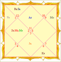 Birth Chart (northern format)