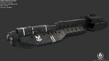 Unsc athens carrier old model by annihilater102-d4xr4pc