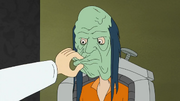 Stealin' Stan underneath mask