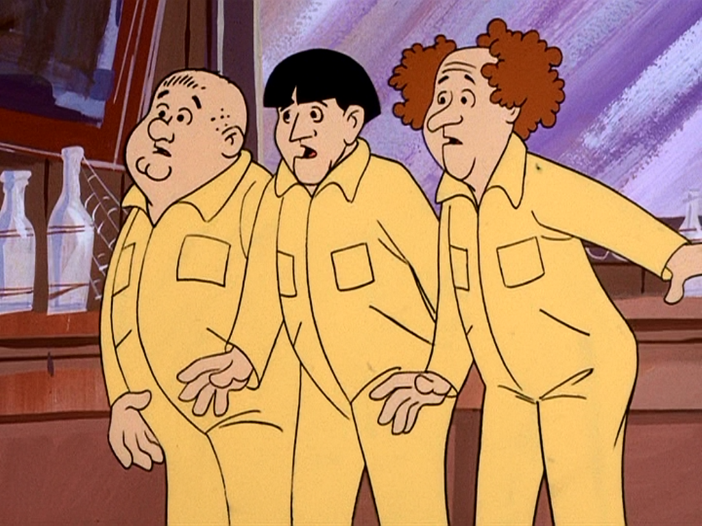 Image result for Three Stooges (Animated)