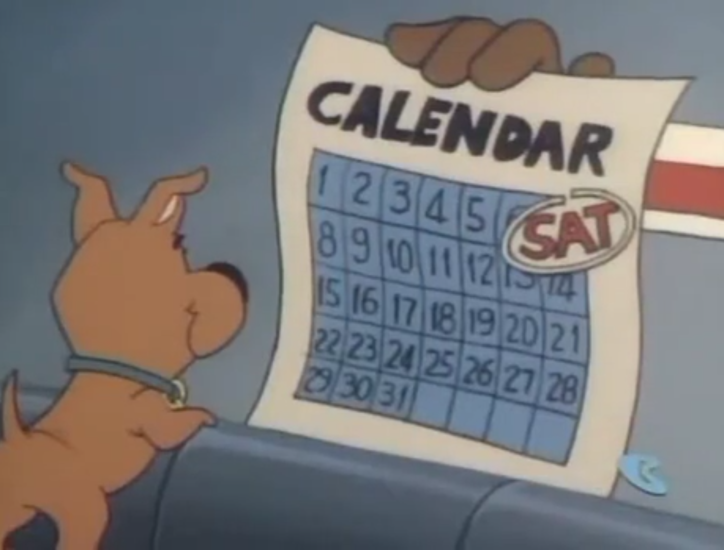 Image Scoob shows calendar.png Scoobypedia FANDOM powered by Wikia