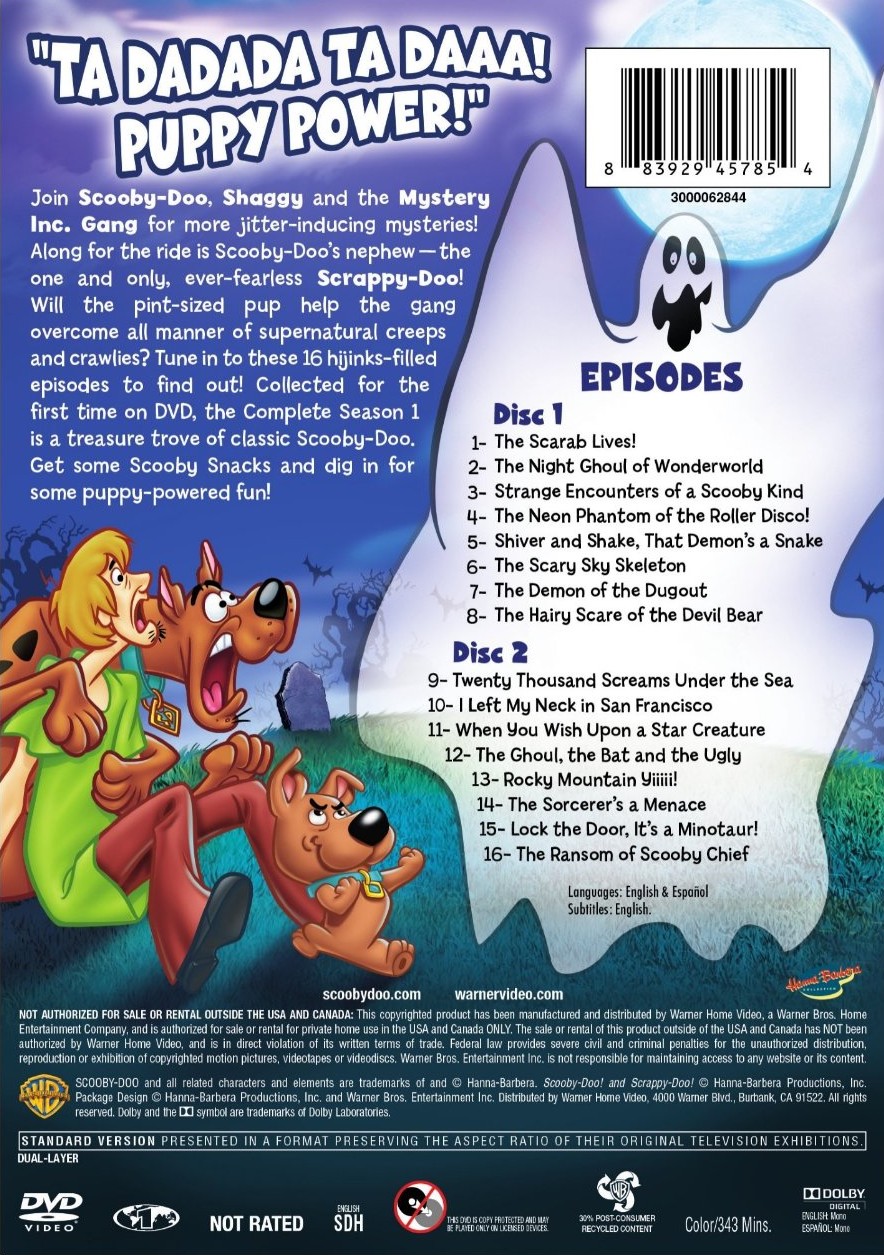 Scooby-Doo! and Scrappy-Doo!: The Complete Season 1 | Scoobypedia