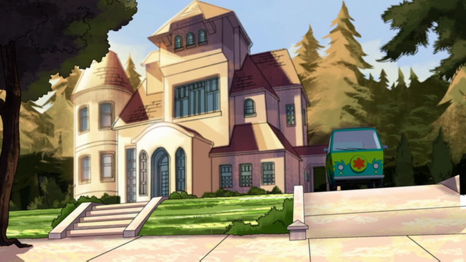 Fred Jones S Mansion Scooby Doo And The Beach Beastie