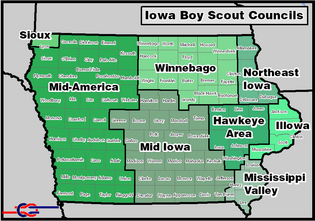 Iowa bsa map