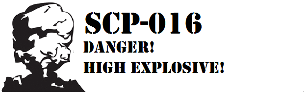Scp-016 container label
