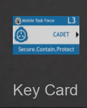 Keycards Scp Facility Lockdown Wiki Fandom