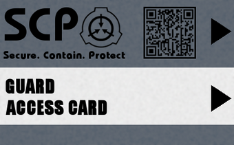 Scp O5 Keycard