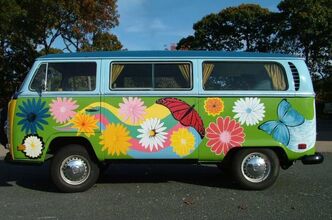 Hippie van