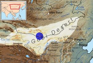 Gobi desert map plus zones