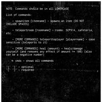List Of Console Commands Scp Anomaly Breach Wiki Fandom - list of console commands scp roblox how to get admin commands in any game List Of Console Commands Scp Anomaly Breach Wiki Fandom - roblox how to get admin commands in any game