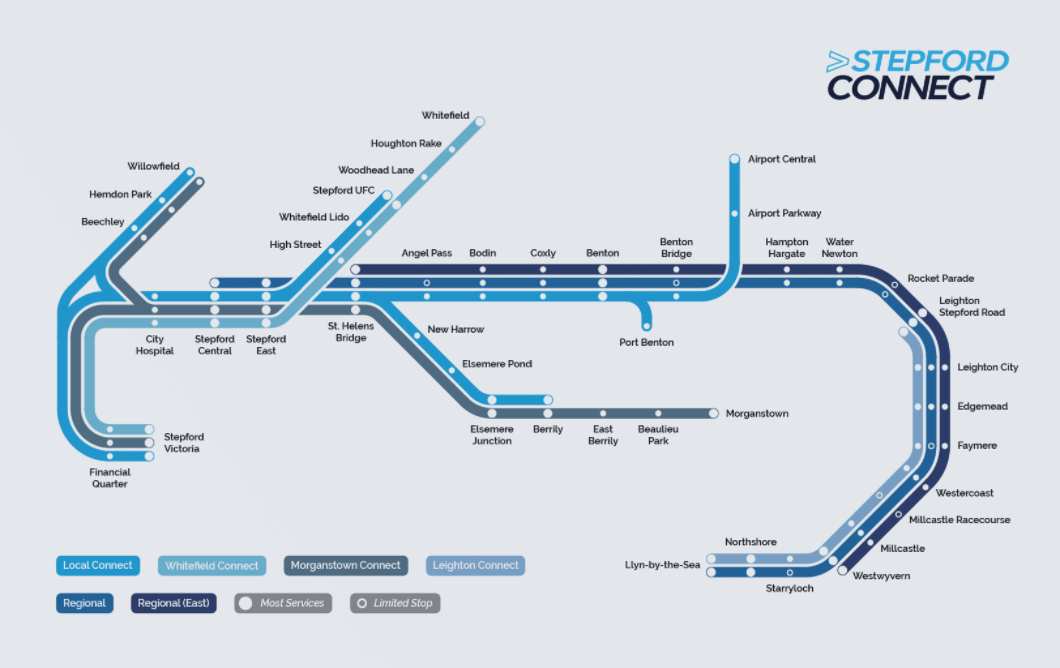 Roblox Stepford County Railway Map