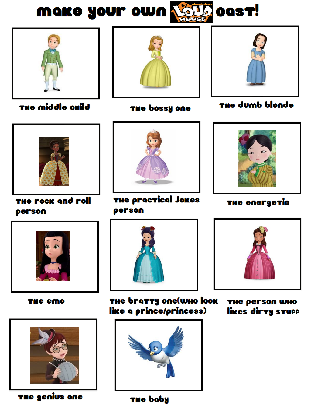 Image Sofia The First The Loud House Recast Memepng Scratchpad Image Sofia The First The Loud House Recast Memepng Scratchpad
