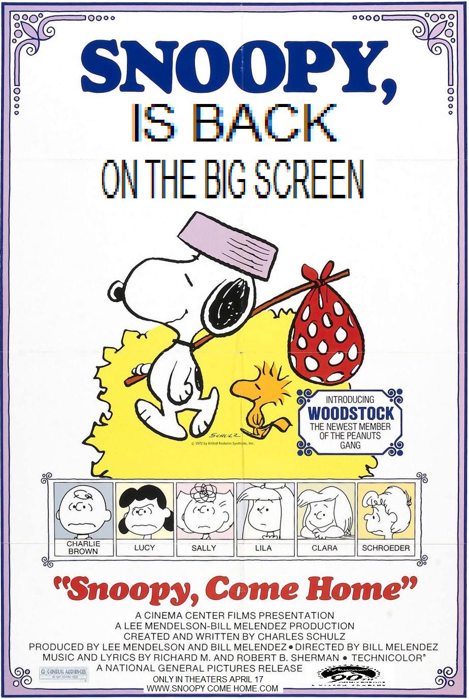 Opening To Snoopy Come Home 2002 Theater Carmike Cinemas Scratchpad Fandom Powered By Wikia 1965