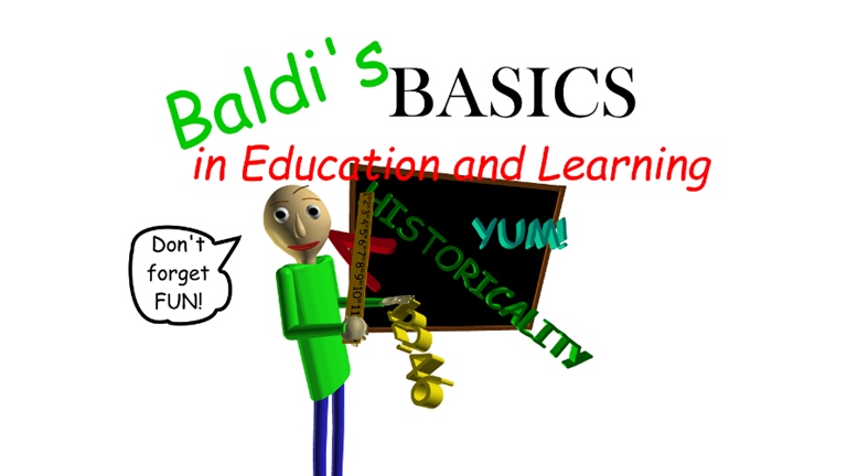 Baldis Basics In Education And Learning 2018 Game - roblox liv and maddie song id