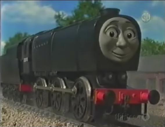 thomas the tank engine black train