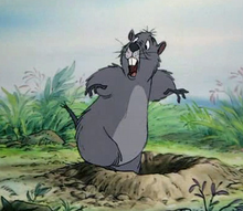 Gopher's comical yell