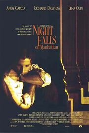 Night falls on manhattan