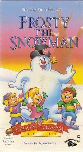 opening to frosty the snowman 1993 vhs mca universal family home fhe family home entertainment christmas