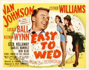 1946 - Easy to Wed Movie Poster