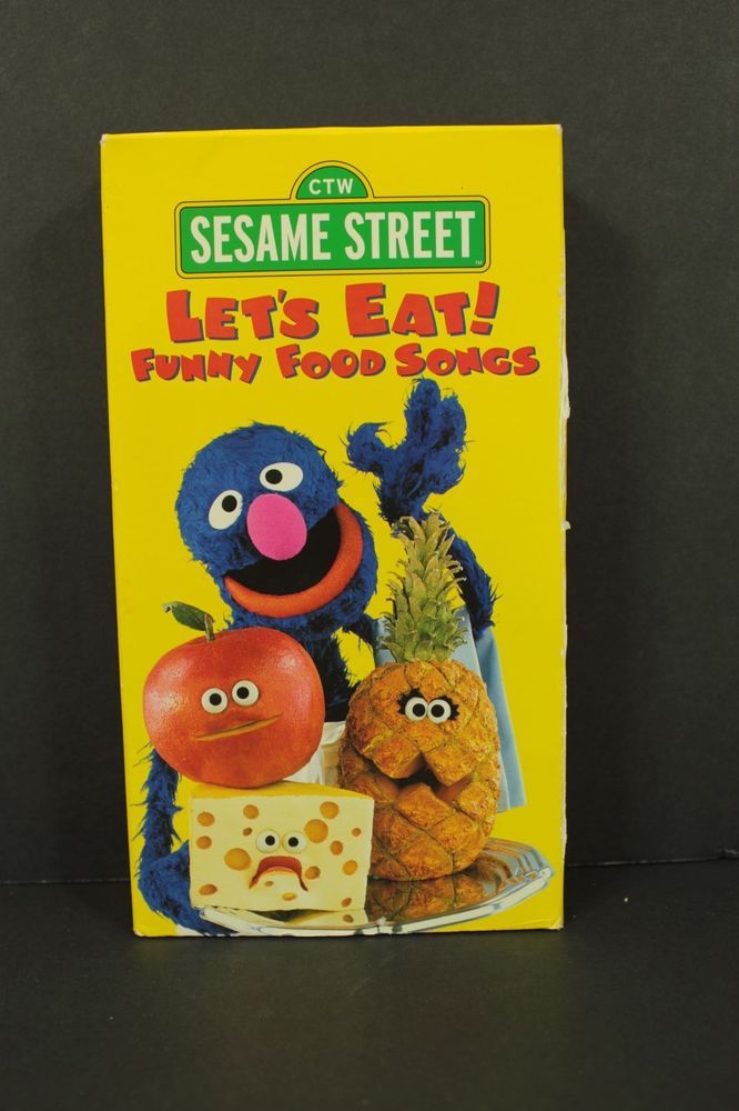 Opening To Sesame Street: Let's Eat: Funny Food Songs 1997 VHS (Fake