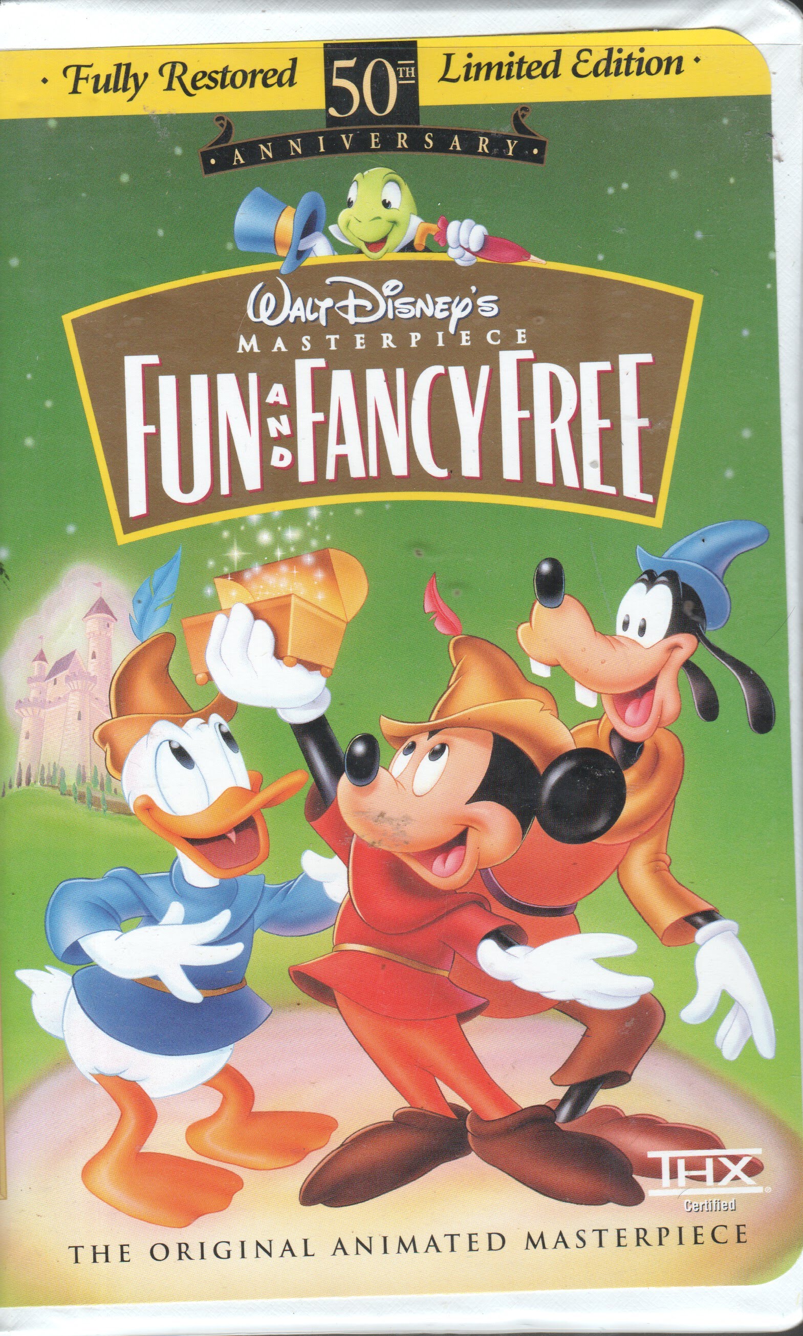 Walt Disney Fun And Fancy Free Vhs